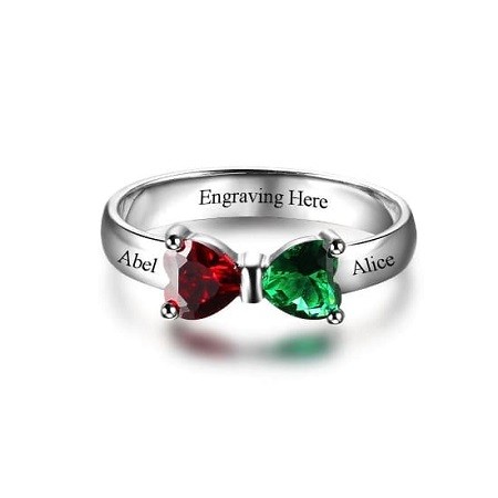 promise ring with stones