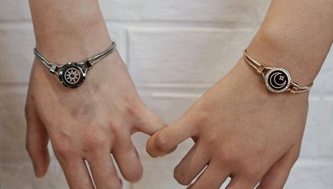 Trendy Key Lock Bracelets Couples Daily Decoration Gift - Temu