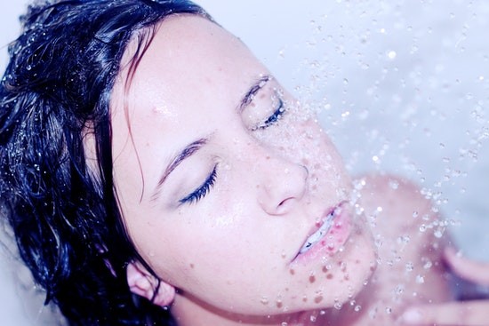 Woman Taking Shower