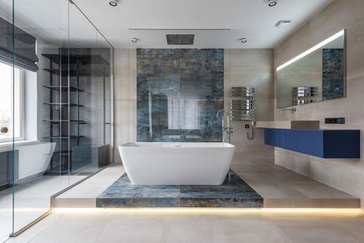 Elegant Stone Bath Design