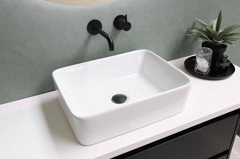 Vanity with a Vessel Sink Height