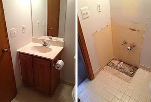Removal Bathroom Vanity